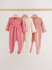 Lazo rosa - Sleepsuits 3 Pack (0meses -2años) - Imagen 1 de 8