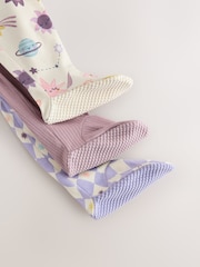 Purple Space Print - Beba Sleepsuits 3 Pack (0mths-3god) - Slika 13 od 13