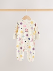 Purple Space Print - Beba Sleepsuits 3 Pack (0mths-3god) - Slika 6 od 13