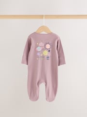 Purple Space Print - Beba Sleepsuits 3 Pack (0mths-3god) - Slika 7 od 13