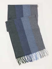FatFace Grey Stripe Scarf - Image 2 of 3