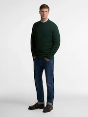 Barbour Green Newtown Crew Neck Sweater - Image 3 of 5