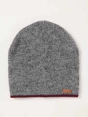 FatFace Charcoal Grey Brushed Beanie - Image 1 of 3