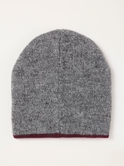 FatFace Charcoal Grey Brushed Beanie - Image 2 of 3