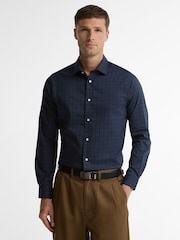 Barbour® Navy Harleton Tailored Tartan Shirt - Image 1 of 5