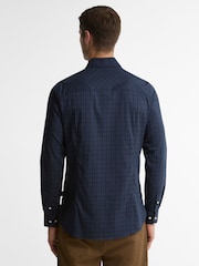 Barbour® Navy Harleton Tailored Tartan Shirt - Image 3 of 5