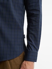 Barbour® Navy Harleton Tailored Tartan Shirt - Image 5 of 5