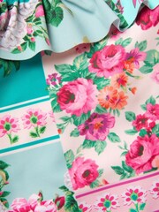 Monsoon Green Baby Patchwork Floral Swimsuit - Image 3 of 3