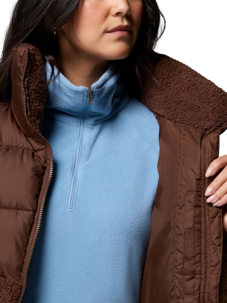 Columbia Brown Leadbetter Point™ II Sherpa Hybrid Jacket - Image 6 of 6 Columbia Brown Leadbetter Point™ II Sherpa Hybrid Jacket - Image 6 of 6