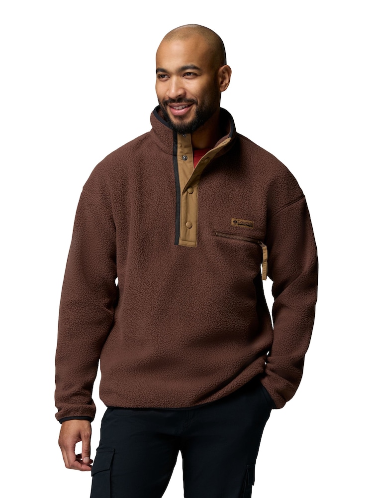 Columbia Helvetia II Half Snap Brown Fleece - Image 1 of 4