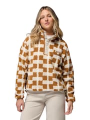 Polaires marron imprimées courtes à demi-boutons Columbia Helvetia™ II - Image 1 sur 5