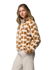 Polaires marron imprimées courtes à demi-boutons Columbia Helvetia™ II - Image 3 sur 5
