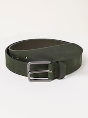 FatFace Green Plain Nubuck Belt - Image 1 of 3