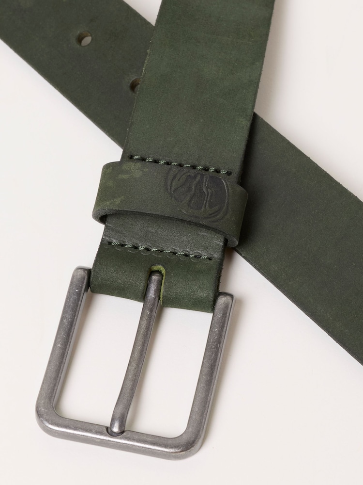 FatFace Green Plain Nubuck Belt - Image 3 of 3