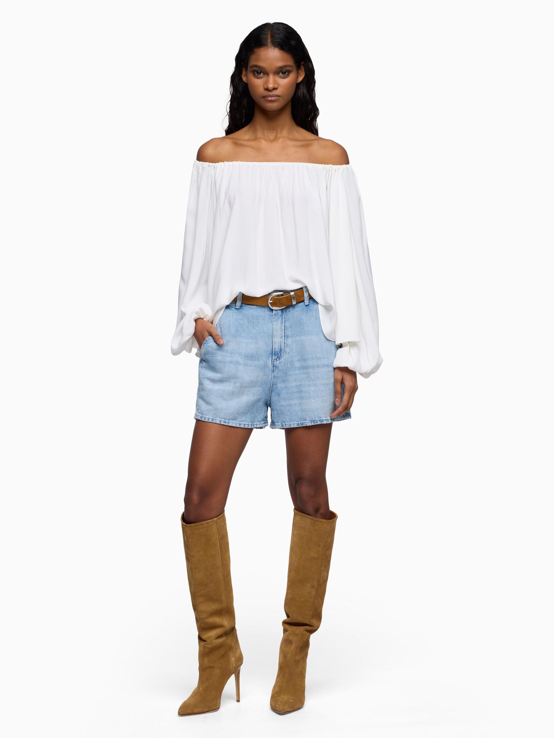 Buy 7 For All Mankind Iris Iris Trousers Shorts from Next USA