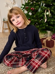 Cuadros en rojo y azul marino - Christmas Matching Family Pyjamas (1.5-16yrs) - Imagen 1 de 9