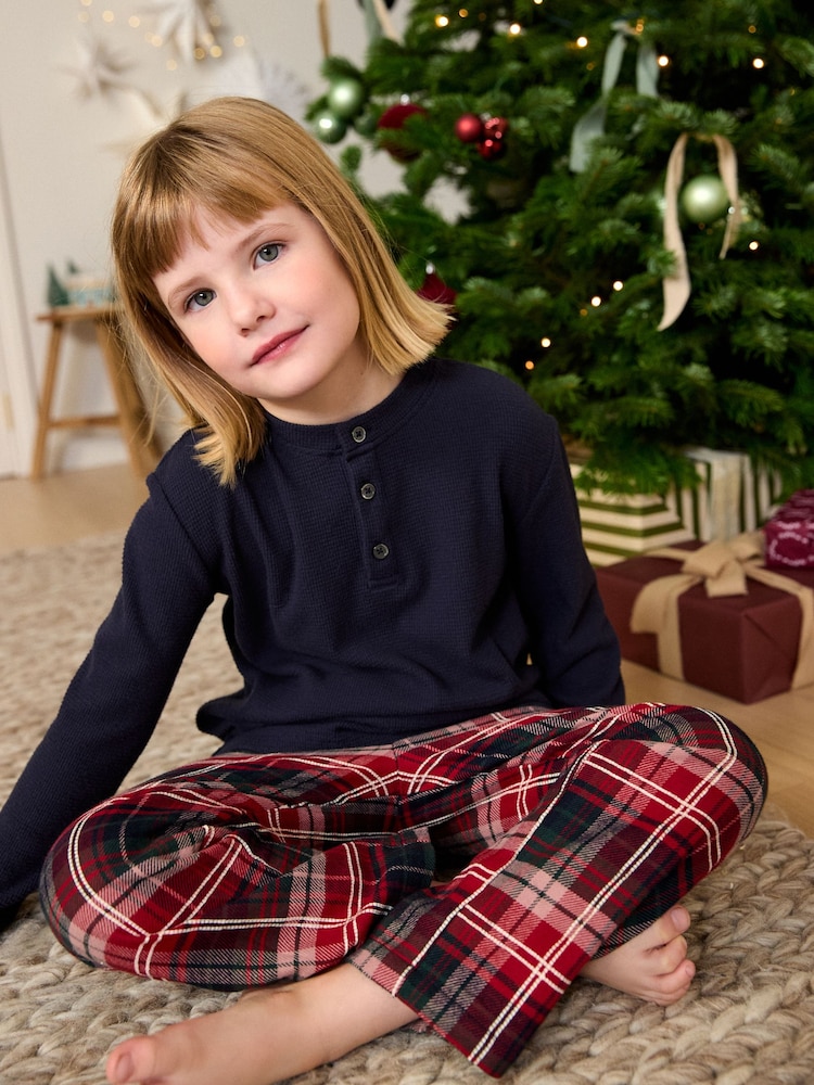 Cuadros en rojo y azul marino - Christmas Matching Family Pyjamas (1.5-16yrs) - Imagen 1 de 9