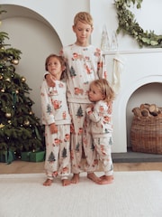 Oatmeal Hamish Matching Family Christmas Pyjamas (9mths-16yrs) - Image 1 of 11
