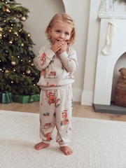 Oatmeal Hamish Matching Family Christmas Pyjamas (9mths-16yrs) - Image 4 of 11