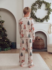 Oatmeal Hamish Matching Family Christmas Pyjamas (9mths-16yrs) - Image 5 of 11