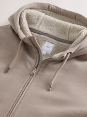 Бейтарап тас - Borg Lined Zip Through Hoodie - 12суретінің 11 суреті