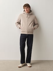 Бейтарап тас - Borg Lined Zip Through Hoodie - 12суретінің 4 суреті