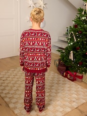 Red Wallace & Gromit Christmas Matching Family Pyjamas (1.5-16yrs) - Image 2 of 4