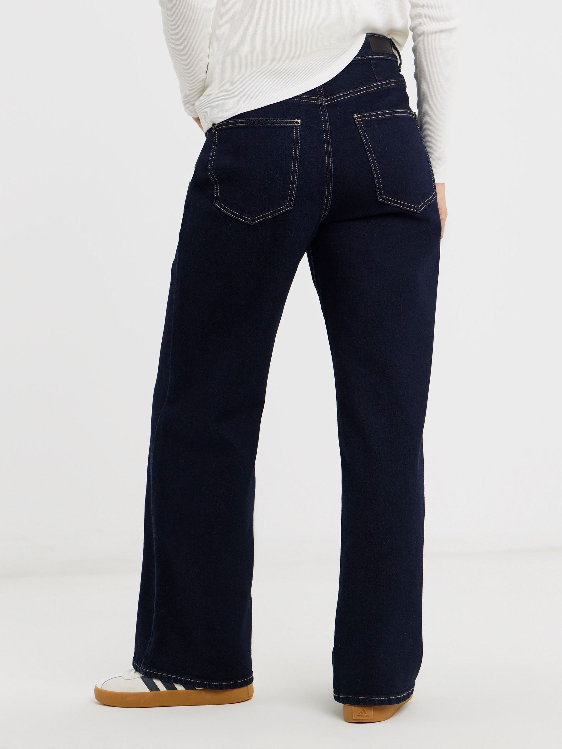 Buy JD Williams Blue Authentic Wide Leg Jeans from Next USA
