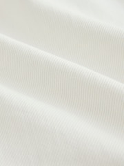 White Bermuda Denim Jort Shorts - Image 8 of 8