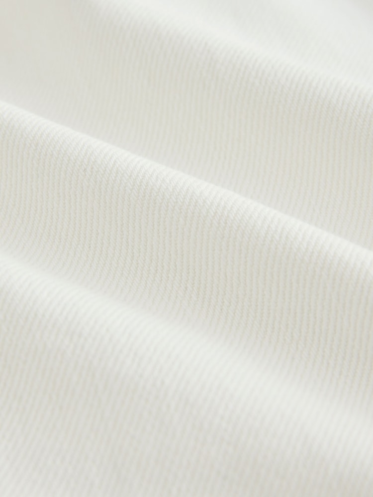 White Bermuda Denim Jort Shorts - Image 8 of 8 White Bermuda Denim Jort Shorts - Image 8 of 8