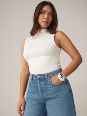 Bleu moyen - Short Hourglass Bermuda en jean Jorts - Image 2 de 7