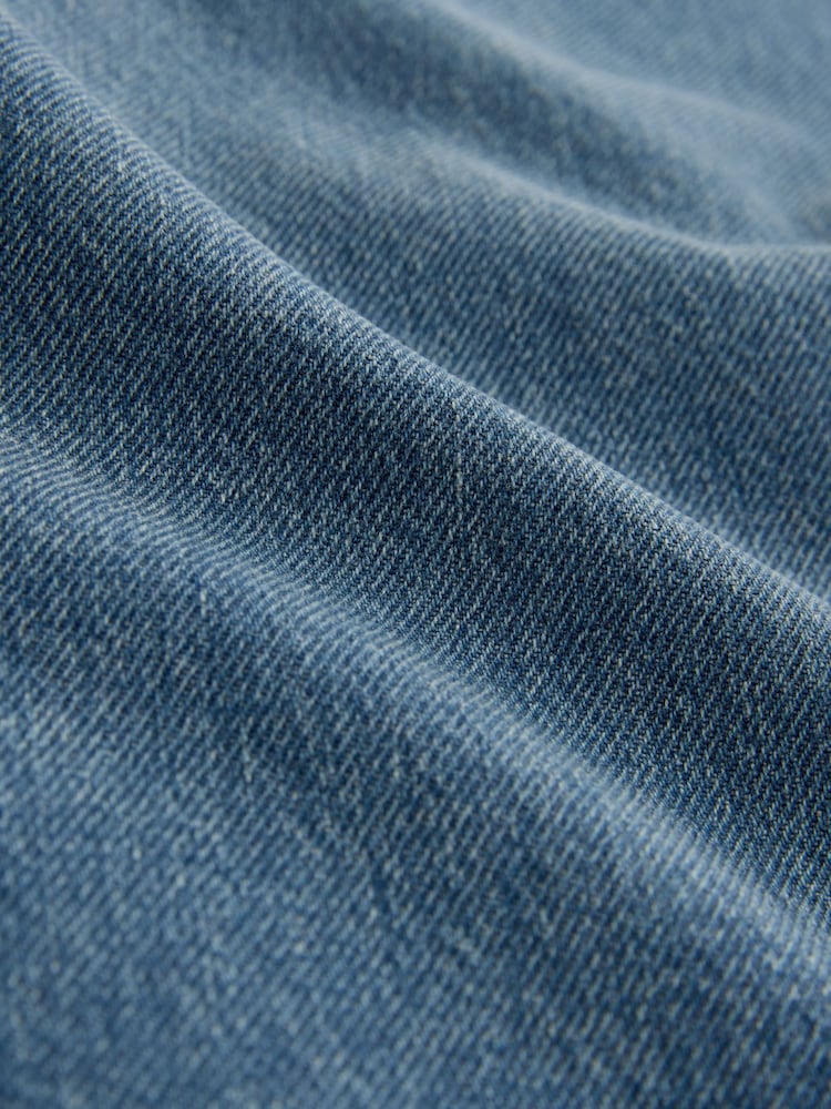 Bleu moyen - Short Hourglass Bermuda en jean Jorts - Image 7 de 7