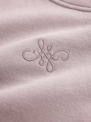 Mocha Crew Neck Logo Sweatshirt - Image 6 of 7