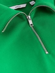 Green Quarter Zip Sweatshirt - Image 10 of 10