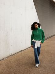 Green Quarter Zip Sweatshirt - Image 3 of 10