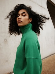 Green Quarter Zip Sweatshirt - Image 4 of 10