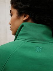 Green Quarter Zip Sweatshirt - Image 6 of 10