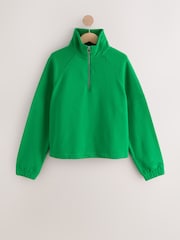 Green Quarter Zip Sweatshirt - Image 8 of 10