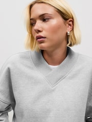 Grey V-Neck Sweatshirt - Image 4 of 7