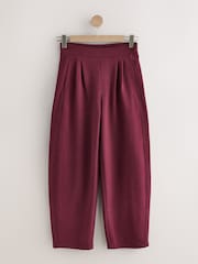 酒紅色 - N.Premium Slinky Barrel Joggers - 圖片 6/8