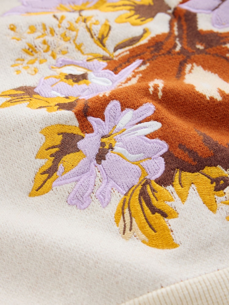 Cream Pumpkin Graphic Knitted Jumper - Image 11 of 11