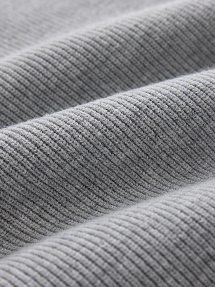 Noir/Gris - Essential Textured Quarter Zip Jumper 2 Pack - Image 10 de 10 Noir/Gris - Essential Textured Quarter Zip Jumper 2 Pack - Image 10 de 10