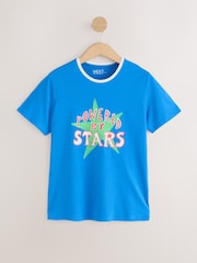 Blue Star Graphic Slimline Crew Neck T-Shirt - Image 1 of 4