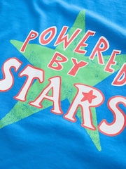 Blue Star Graphic Slimline Crew Neck T-Shirt - Image 3 of 4