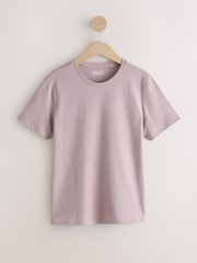 Grey/White/Stripe Slimline Crew Neck T-Shirts 3 Pack - Image 4 of 5