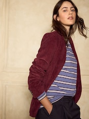 Blue Stripe Long Sleeve Stripe Crew Neck T-Shirt - Image 4 of 9