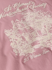 Pink Long Sleeve Crew Neck T-Shirt - Image 9 of 9