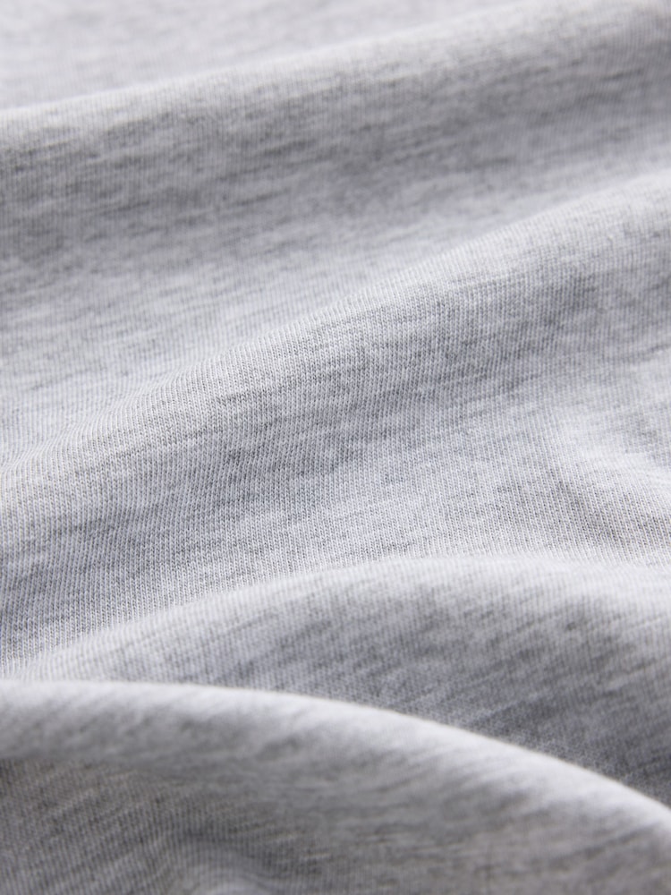 Grey Long Sleeve Crew Neck T-Shirt - Image 7 of 7