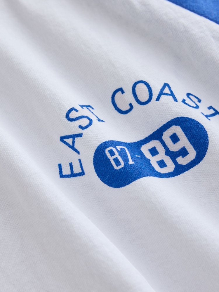 Cobalt Blue Long Sleeve Raglan T-Shirt - Image 2 of 3