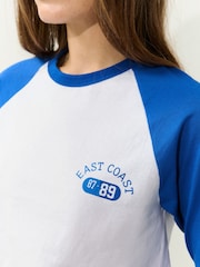 Cobalt Blue Long Sleeve Raglan T-Shirt - Image 4 of 7